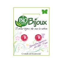 Bioetic Bijoux Orecchino Xirius 7,15 mm Indian Pink 1 Paio-1
