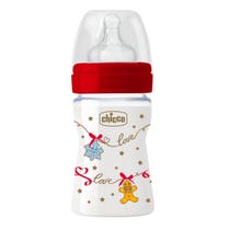 Chicco Biberon Benessere Silicone Natale 150ml-1