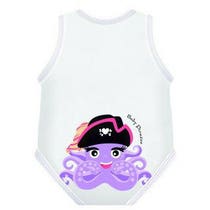 J Bimbi Ärmelloser Baby-Body aus Bio-Baumwolle, 0–36 Monate, Oktopus-1