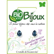 Bio Bijoux Orecchino Goccia 6X4mm Denim Blue-1