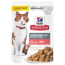 HILL'S SCIENCE PLAN Sterilisiertes Katzennassfutter für junge Erwachsene mit Lachs Beutel 85 g-5