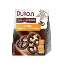 Dukan Brezeln mit Bitterschokoladenüberzug-2