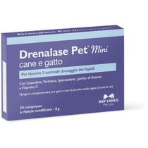 Drenalase Pet Komplementäres Drainagefutter für Hunde/Katzen, Minigröße, 20 Tabletten-1
