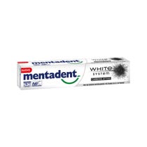 Mentadent Dentifricio White System Charcoal 75ml-1