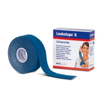 Benda Adesiva Leukotape K Taping 2,5X500cm Blu 1 Rotolo-1