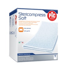 Pic Stericompress Garza TNT 7,5x7,5cm 12 Pezzi-1