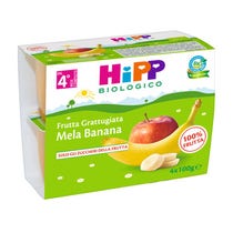 Hipp Bio Frutta Grattugiata Mela Banana 4M+ 4x100g-2