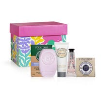 L'Occitane Feste Shampoo-Box 60 g + Handcreme 10 ml + Mandelmilchkonzentrat 20 ml + Feste Seife 50 g-1