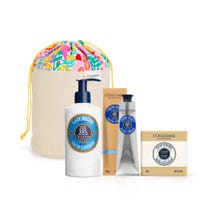 L'Occitane Body Milk Box 250 ml + Handcreme 75 ml + feste Seife 100 g-1