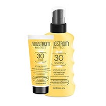 Angstrom Sonnenprodukt Bipack Sonnen-Milchspray für den Körper SPF30 175ml + Gesichtscreme SPF30 50ml-3