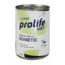 Prolife Dog Diet Wet Diabetic Sensitive Cibo Umido Per Cani Taglia Media/Grande Lattina 400g-2