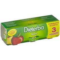 Dieterba Omogeneizzato Mela 3 Pezzi 80g-1