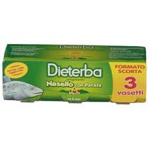 Dieterba Omogeneizzato Nasello 3 Pezzi 80g-2