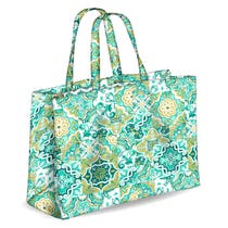 Colors Tote Reversible Strandtasche Farbe Grün-2