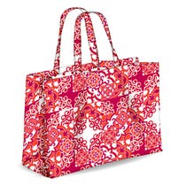 Farben Tote Reversible Strandtasche Farbe Rot-2