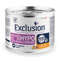 Exclusion Veterinary Diet Formula Hypoallergenic Per Cani Anatra/Patate Lattina 200gr-1