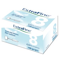 Ago Extrafine Gauge31 8mm 100 Pezzi-1