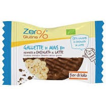 Fior Di Loto Gallette aus Bio-Mais und Vollmilchschokolade 32g-2