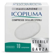 Gaze komprimiertes Auge Icopiuma 10 Stück-3
