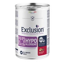 Exclusion Veterinary Diet Formula Per Cani Hypoallergenic Capra E Patate Lattina 400gr-1