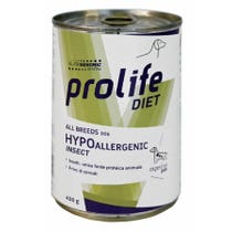 Prolife Dog Diet Wet Hypoallergenic Insect Cibo Umido Per Cani All Breeds Lattina 400g-2