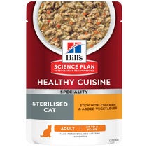Hill's Science Plan Healthy Cuisine Gatto Sterilizzato Pollo Bustina 80gr-1