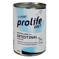 Prolife Diet Dog Intestinal Sensitive Cibo Umido Per Cani Taglia Media/Grande Lattina 400g-1