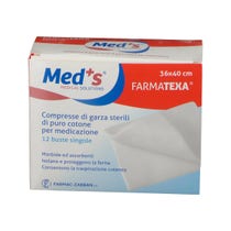 Garza Compressa Meds 12/8 36x40cm 12 Pezzi-2