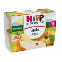 Hipp Bio Frutta Grattugiata Mela Pera 4m+ 4x100g-1