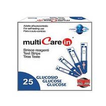 Strisce Misurazione Glicemia Multicare In Glucosio 50 Strisce-1