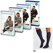 Man Support 15 Cotone Gambaletto Blu Taglia 3 1 Paio-1