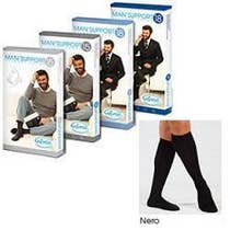 Man Support 18 Gambaletto in cotone Taglia 5 Nero-1