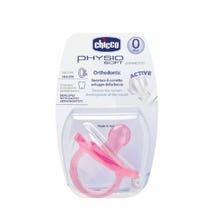 Chicco Succhietto Physio Soft Silicone Rosa 0m+ 1 pezzo-1