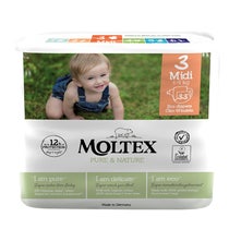 Pannolini Moltex Pure&Nature Midi Taglia 3 -4/9kg- 33 Pezzi-1