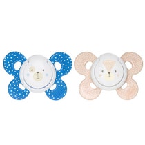 Chicco Succhietto Physio Comfort Boy Silicone 6-12Mesi 2 Pezzi-1