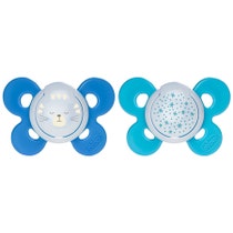 Chicco Succhietto Comfort Luminoso Silicone Maschio 2 Pezzi-1