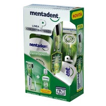 Mentadent P Tripack Zahnpasta 75ml+1 Zahnbürste + Mundspülung 300ml-1