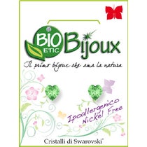 Bio Bijoux Orecchino Cuore 5mm Peridot-1