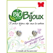 Bioetic Orecchino Cuore 5mm Crystal-1