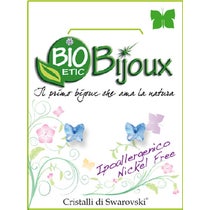Bio Bijoux Orecchino Farfalla 5mm Acquamarina-1