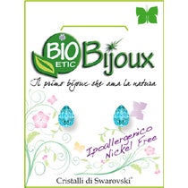 Bio Bijoux Orecchino Goccia 6mm Acquamarina-1