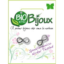 Bioetic Bijoux Orecchino Infinito Argento 10mm 1 Paio-1