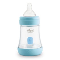 Chicco Perfect 5 Biberon 150 ml Azzurro - Flusso LENTO-1