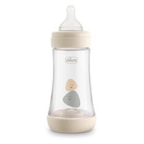 Chicco Perfect 5 Biberon 240 ml Beige- Flusso MEDIO-1