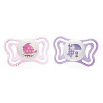 Chicco Succhietto Light Girl Silicone 2-6m 2 Pezzi-1