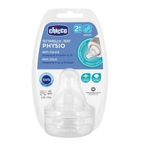 Chicco Tettarella 2 Pezzi Perfect5 Silicone 2 Fori 2M -1