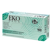 Eko Plus Guanto Lattice Superficie Liscia Talcato Taglia Medium 100 Pezzi-1