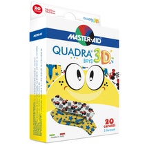 Master-Aid Cerotto Quadra 3D Boys 20 Pezzi Assortiti-1