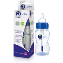 J Bimbi B Free Classic Biberon Polipropilene Anticoliche Tettarella Silicone 260ml 0 Mesi+-1