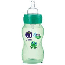 J Bimbi B Free Me Verde Biberon Polipropilene Tettarella Silicone 260ml 0 Mesi+-1